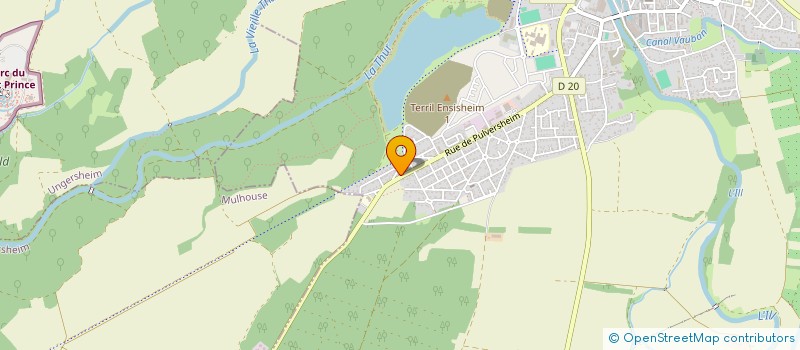 localisation de l'entreprise MONSIEUR SEBASTIEN MULLER  ENSISHEIM