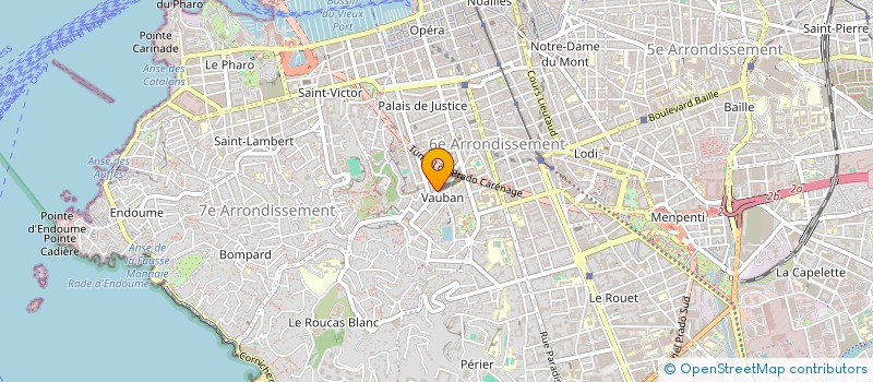 localisation de l'entreprise MONSIEUR SEBASTIEN MULLOR à MARSEILLE