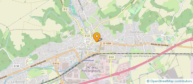 localisation de l'entreprise MONSIEUR SEBASTIEN MULNET  MONTLUEL