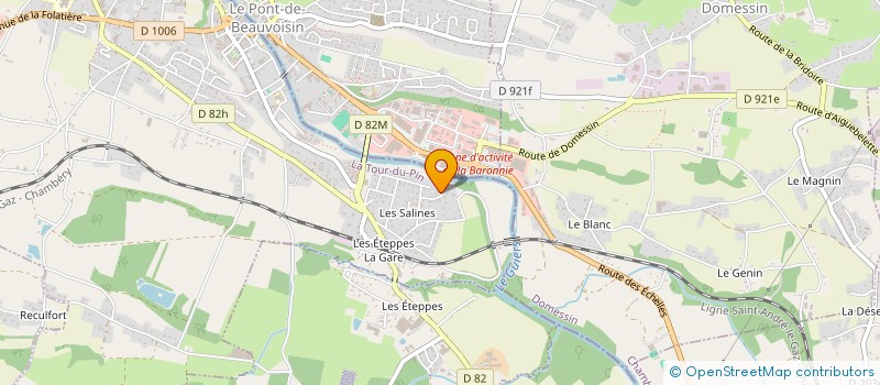 localisation de l'entreprise MONSIEUR SEBASTIEN MUNOZ  LE PONT-DE-BEAUVOISIN