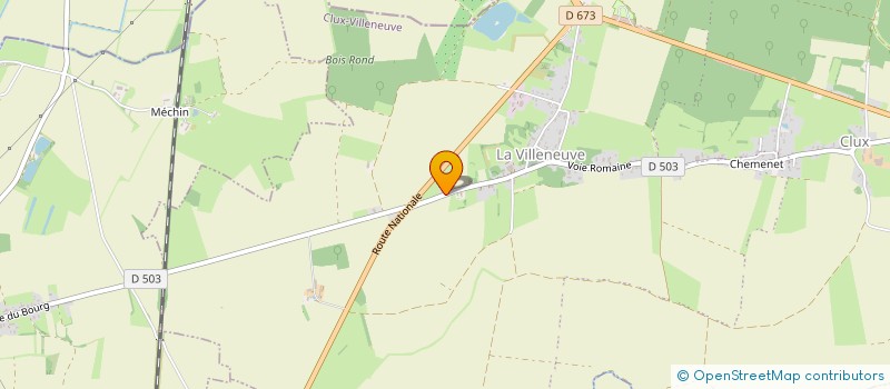 localisation de l'entreprise MONSIEUR SEBASTIEN MUZEAU  CLUX-VILLENEUVE