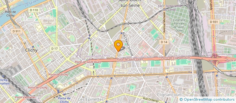 localisation de l'entreprise MONSIEUR SEBASTIEN NADAL à SAINT-OUEN-SUR-SEINE