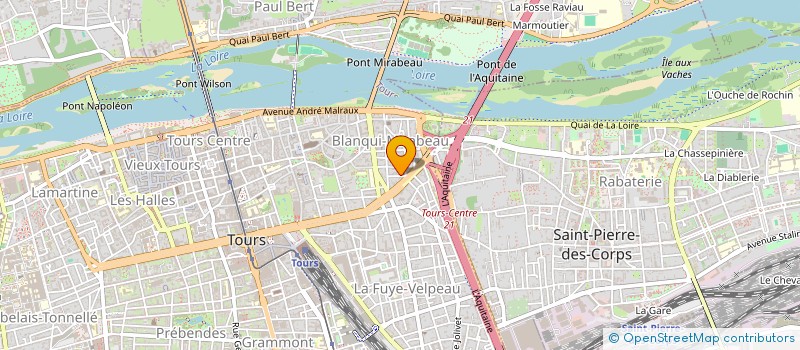 localisation de l'entreprise MONSIEUR SEBASTIEN NADEAU à TOURS