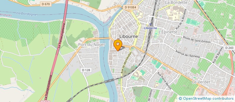 localisation de l'entreprise MONSIEUR SEBASTIEN NAGLIK  LIBOURNE