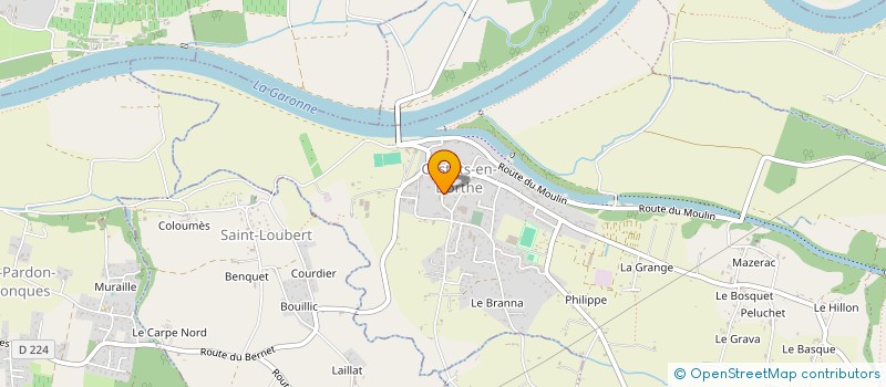 localisation de l'entreprise MONSIEUR SEBASTIEN NARBEBURU  CASTETS ET CASTILLON