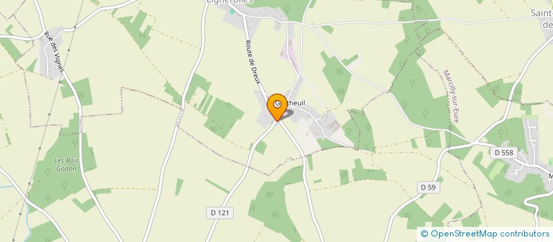 localisation de l'entreprise MONSIEUR SEBASTIEN NARCE  LIGNEROLLES