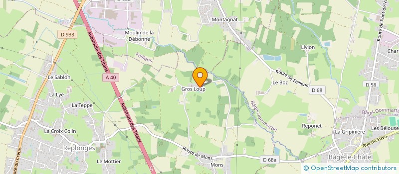 localisation de l'entreprise MONSIEUR SEBASTIEN NARCISSE à REPLONGES
