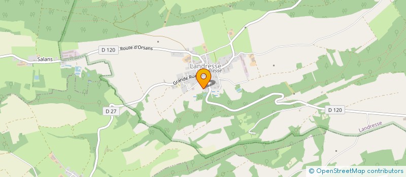 localisation de l'entreprise MONSIEUR SEBASTIEN NAYET  LANDRESSE