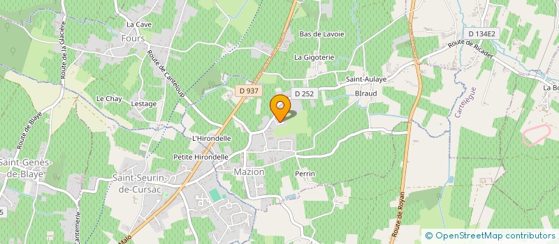 localisation de l'entreprise MONSIEUR SEBASTIEN NEGRE  MAZION