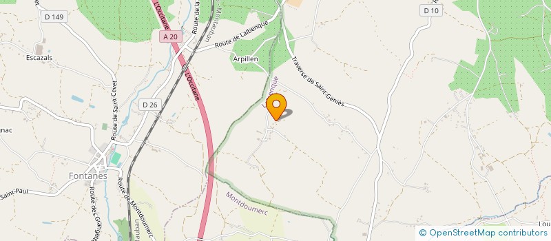 localisation de l'entreprise MONSIEUR SEBASTIEN NERO  LALBENQUE