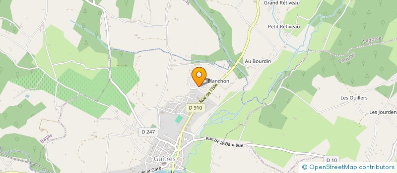 localisation de l'entreprise MONSIEUR SEBASTIEN NEYRAC  GUITRES