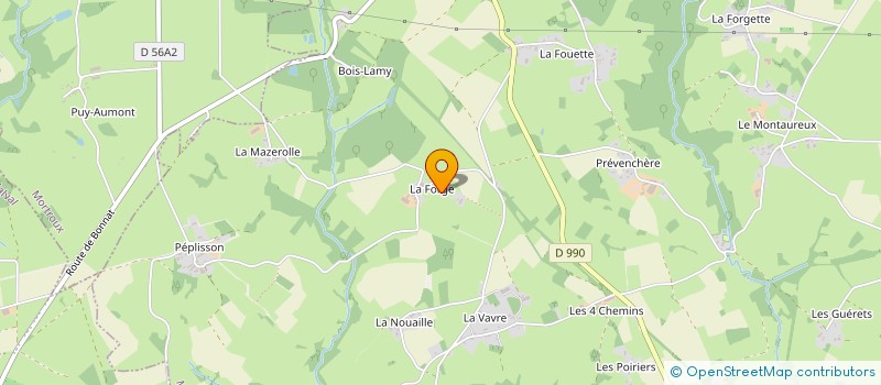 localisation de l'entreprise MONSIEUR SEBASTIEN NICOLAS à MOUTIER-MALCARD