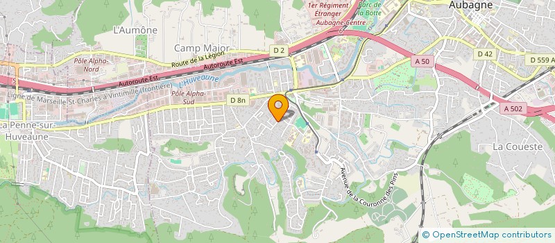 localisation de l'entreprise MONSIEUR SEBASTIEN NIKIEL  AUBAGNE