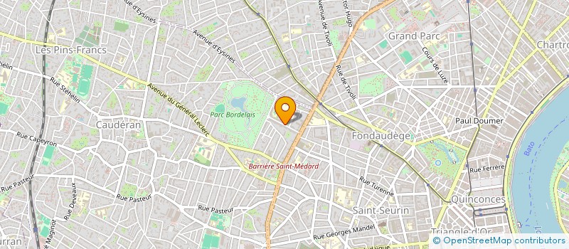 localisation de l'entreprise MONSIEUR SEBASTIEN NINNIN à BORDEAUX