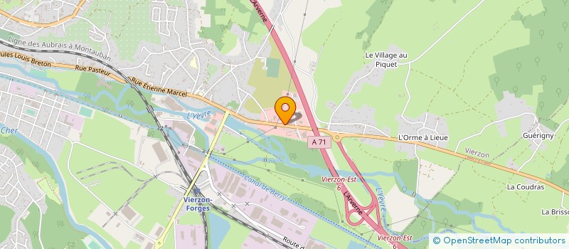 localisation de l'entreprise MONSIEUR SEBASTIEN NIVET à VIERZON