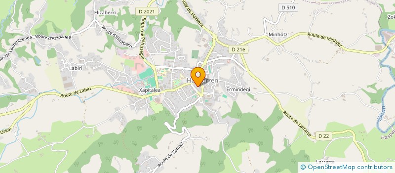 localisation de l'entreprise MONSIEUR SEBASTIEN NOBLIA  HASPARREN