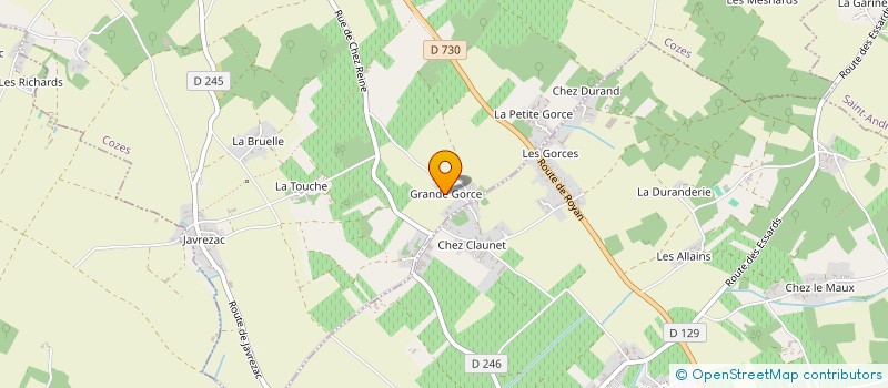 localisation de l'entreprise MONSIEUR SEBASTIEN NOEL  COZES