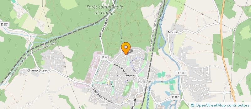 localisation de l'entreprise MONSIEUR SEBASTIEN NOGAJ  LIGUGE