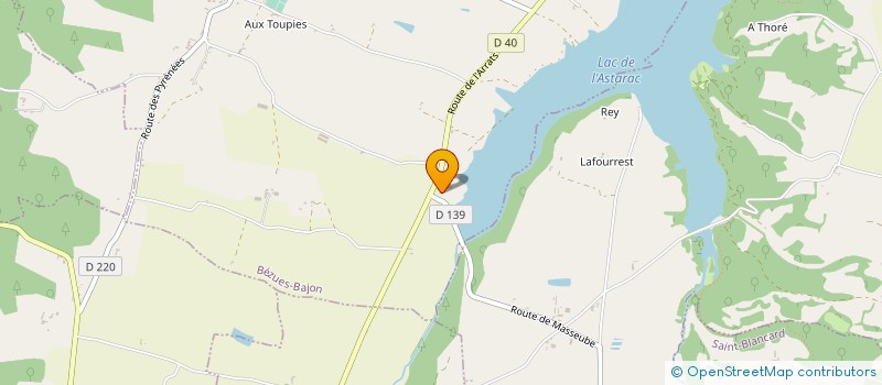 localisation de l'entreprise MONSIEUR SEBASTIEN NOILHAN  BEZUES-BAJON