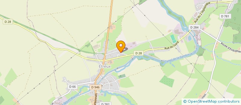 localisation de l'entreprise MONSIEUR SEBASTIEN NOISETTE  ETREUX