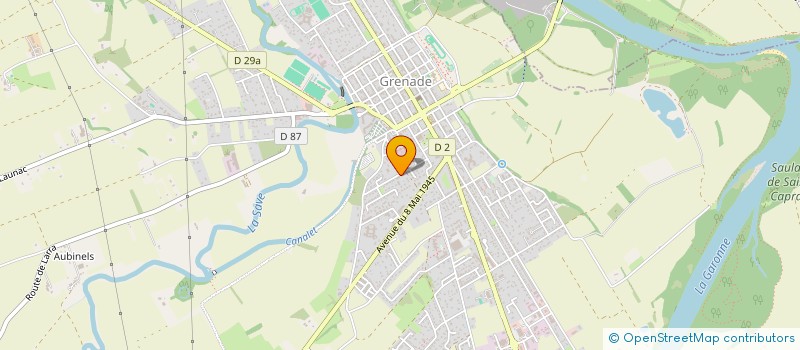 localisation de l'entreprise MONSIEUR SEBASTIEN NOLLET  GRENADE