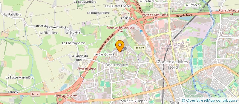 localisation de l'entreprise MONSIEUR SEBASTIEN NONON  RENNES