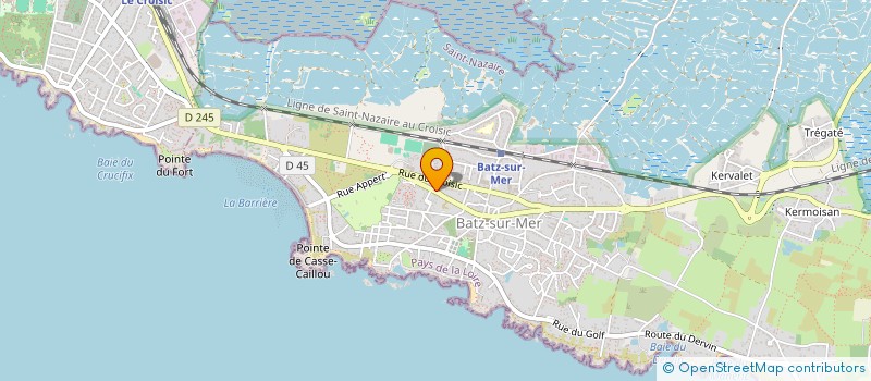 localisation de l'entreprise MONSIEUR SEBASTIEN NOREL à BATZ-SUR-MER