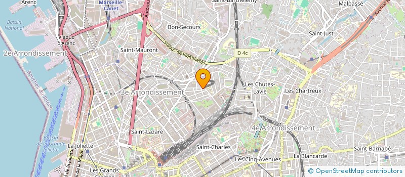 localisation de l'entreprise MONSIEUR SEBASTIEN NORMAND à MARSEILLE