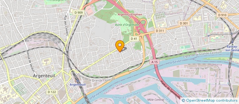 localisation de l'entreprise MONSIEUR SEBASTIEN NORMAND  ARGENTEUIL