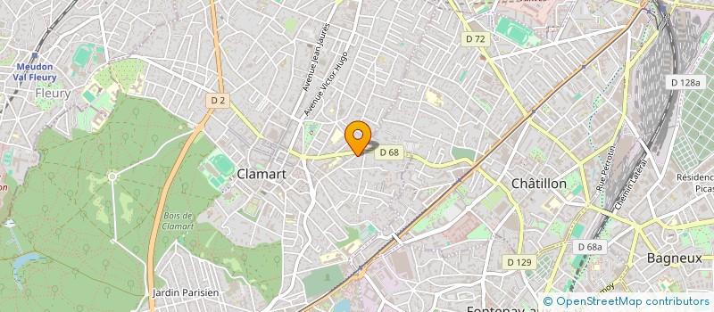 localisation de l'entreprise MONSIEUR SEBASTIEN NOULAUD à CLAMART