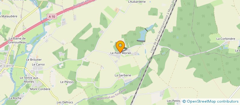 localisation de l'entreprise MONSIEUR SEBASTIEN NURET  NEUILLE LE LIERRE