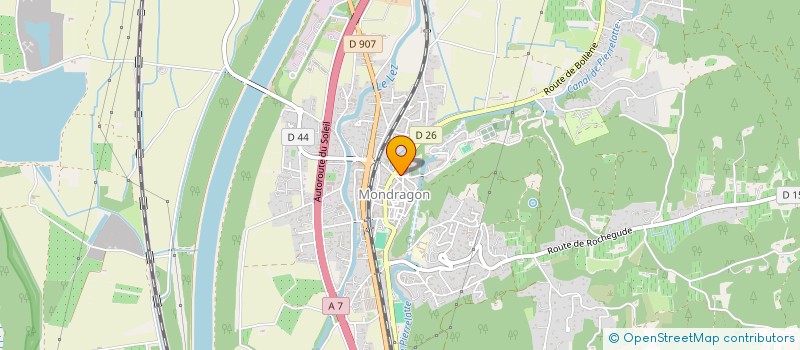 localisation de l'entreprise MONSIEUR SEBASTIEN OBERTO  MONDRAGON