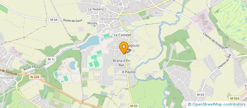 localisation de l'entreprise MONSIEUR SEBASTIEN OBIERTI à AUSSONNE