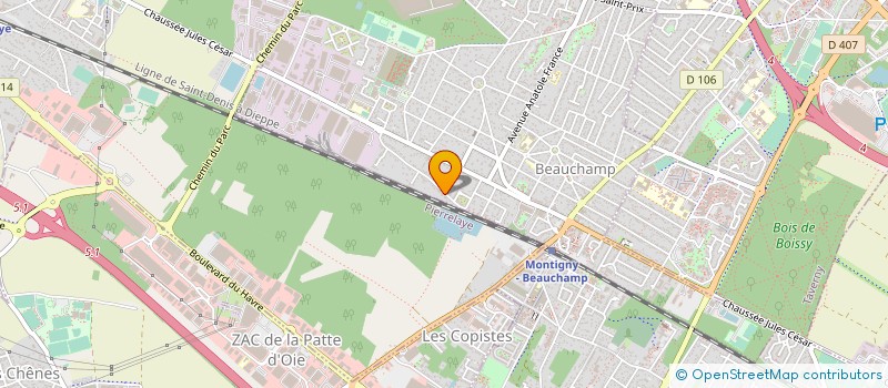 localisation de l'entreprise MONSIEUR SEBASTIEN OCCIS  BEAUCHAMP