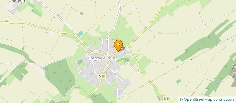 localisation de l'entreprise MONSIEUR SEBASTIEN OCTAU  HORNOY-LE-BOURG