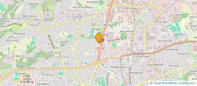 localisation de l'entreprise MONSIEUR SEBASTIEN OFFRET à BREST