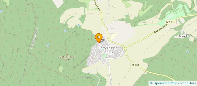 localisation de l'entreprise MONSIEUR SEBASTIEN OGET à CORCELLES-LES-MONTS