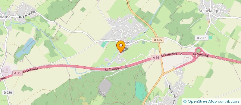 localisation de l'entreprise MONSIEUR SEBASTIEN OGIER  JOUHE