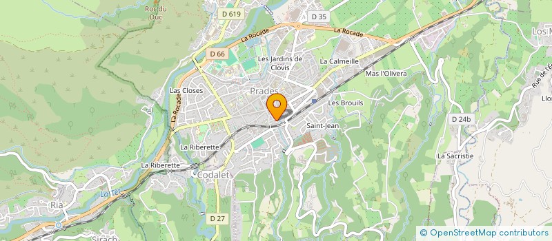 localisation de l'entreprise MONSIEUR SEBASTIEN OHAYOUN  PRADES