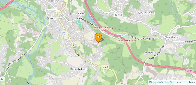 localisation de l'entreprise MONSIEUR SEBASTIEN OLHARAN  SAINT-PIERRE-D'IRUBE