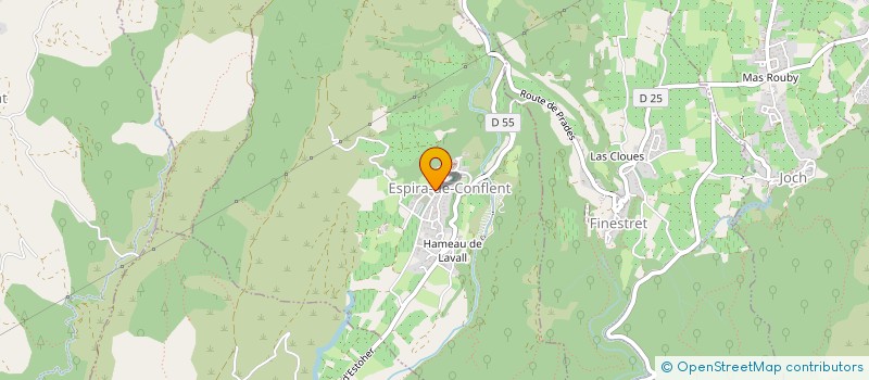 localisation de l'entreprise MONSIEUR SEBASTIEN OLIVE  ESPIRA-DE-CONFLENT