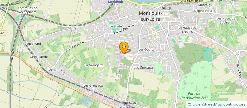 localisation de l'entreprise MONSIEUR SEBASTIEN OLLIVIER  MONTLOUIS-SUR-LOIRE