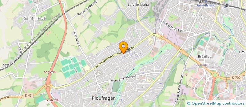 localisation de l'entreprise MONSIEUR SEBASTIEN OLLIVIER  PLOUFRAGAN