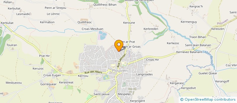 localisation de l'entreprise MONSIEUR SEBASTIEN OLLIVIER  PLOUVIEN