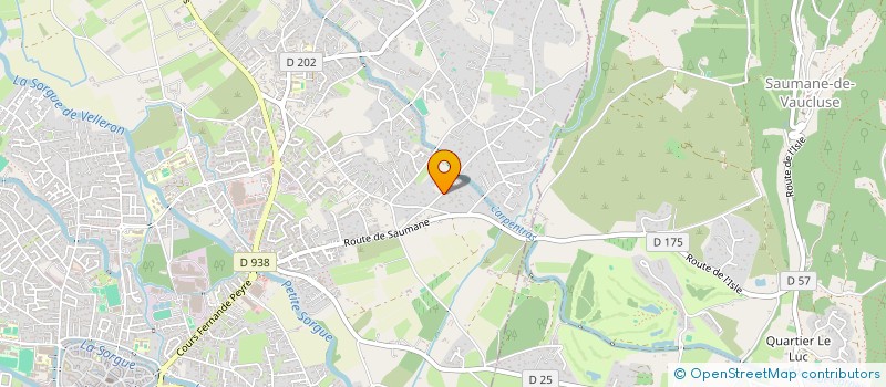 localisation de l'entreprise MONSIEUR SEBASTIEN ONDEL  L'ISLE-SUR-LA-SORGUE