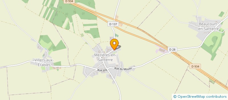 localisation de l'entreprise MONSIEUR SEBASTIEN ORER à MEZIERES-EN-SANTERRE