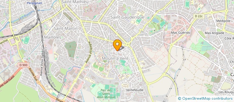 localisation de l'entreprise MONSIEUR SEBASTIEN ORSUCCI  PERPIGNAN