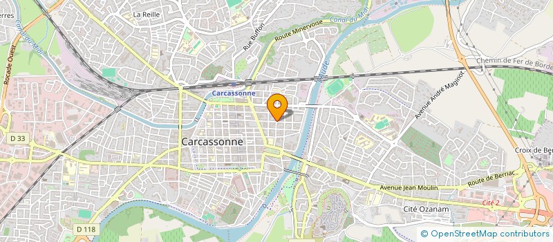 localisation de l'entreprise MONSIEUR SEBASTIEN OUDDANE à CARCASSONNE