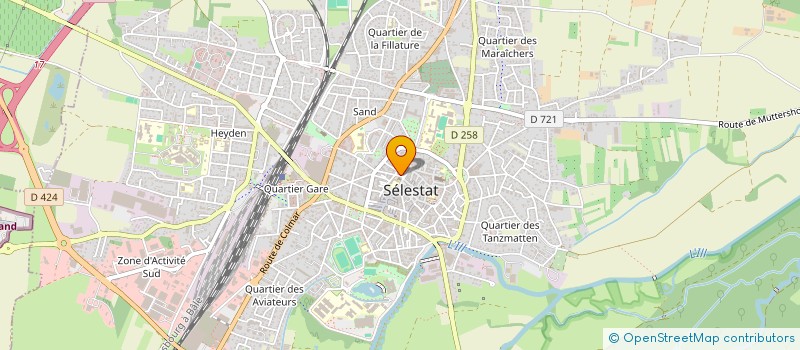 localisation de l'entreprise MONSIEUR SEBASTIEN OUDIN  SELESTAT