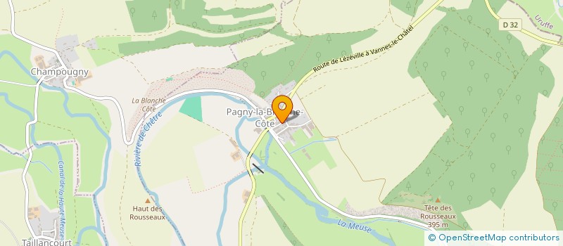 localisation de l'entreprise MONSIEUR SEBASTIEN OUDOT à PAGNY-LA-BLANCHE-COTE